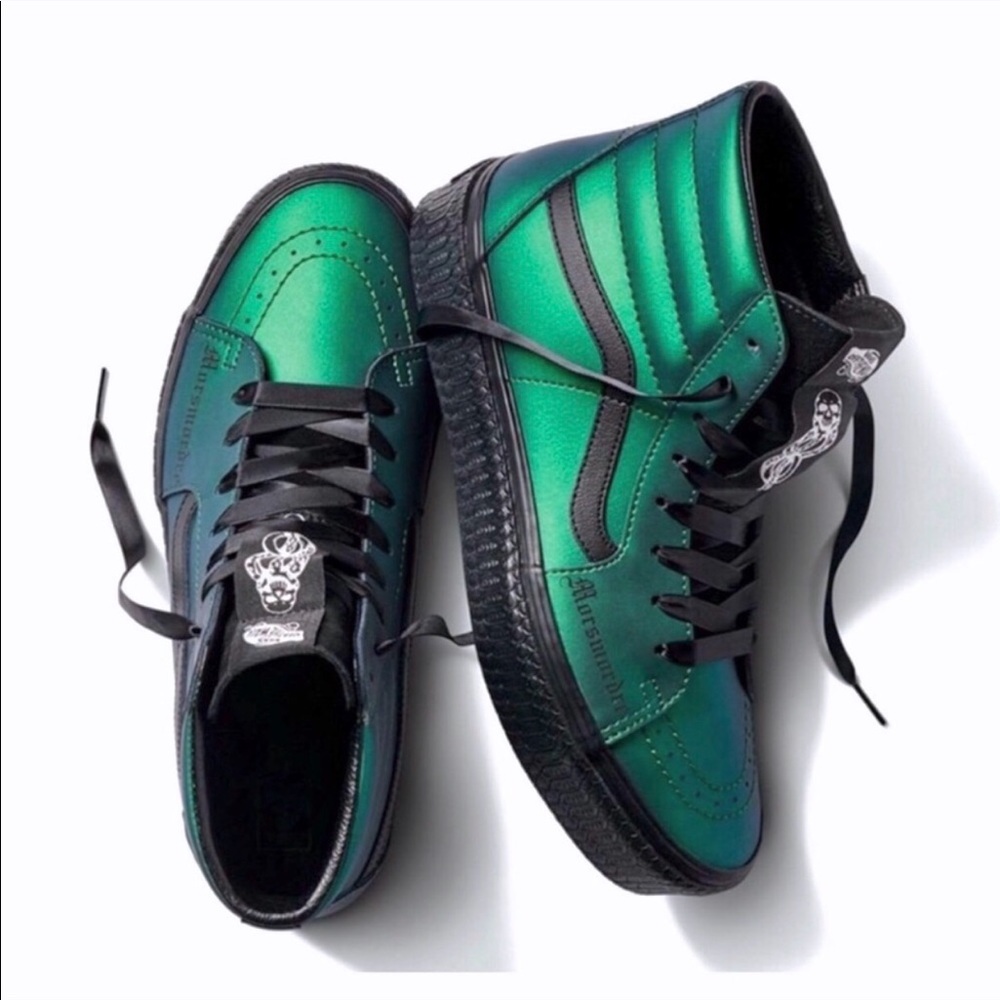 LAST! NWT Harry Potter Vans SK8 Platform Green - Picture 4 of 8